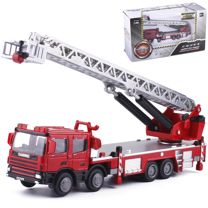 Fire Escape Ladder - 合金はしごモデル1:50,高品質の絶妙なはしご,消火器,合金製,送料無料