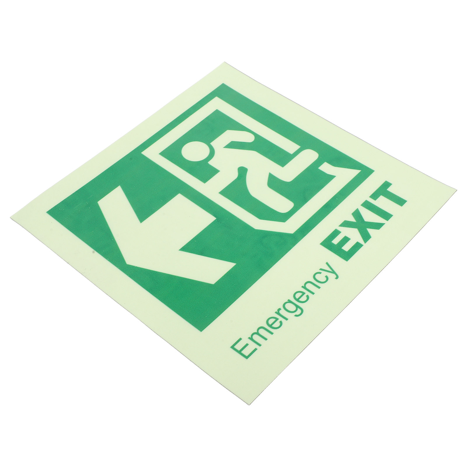 自己粘着性発光緊急避難口標識、暗闇で光る床用ステッカー（モー - Emergency Exit Sign のレビューと価格