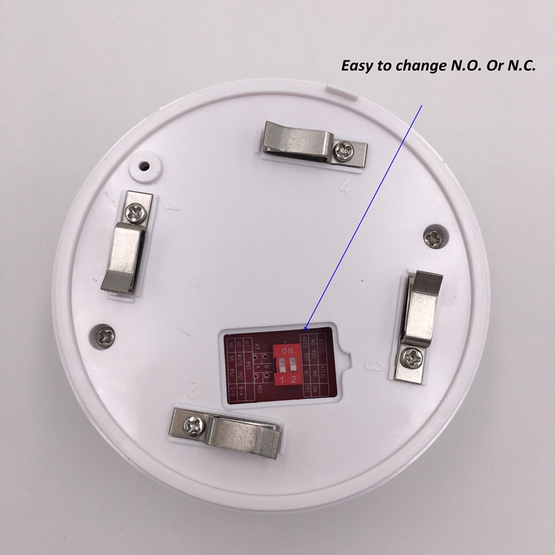 火災警報 4 ワイヤー光電煙検出器リレー出力リレー操作 NO - Smoke Detector Interconnected のレビューと価格