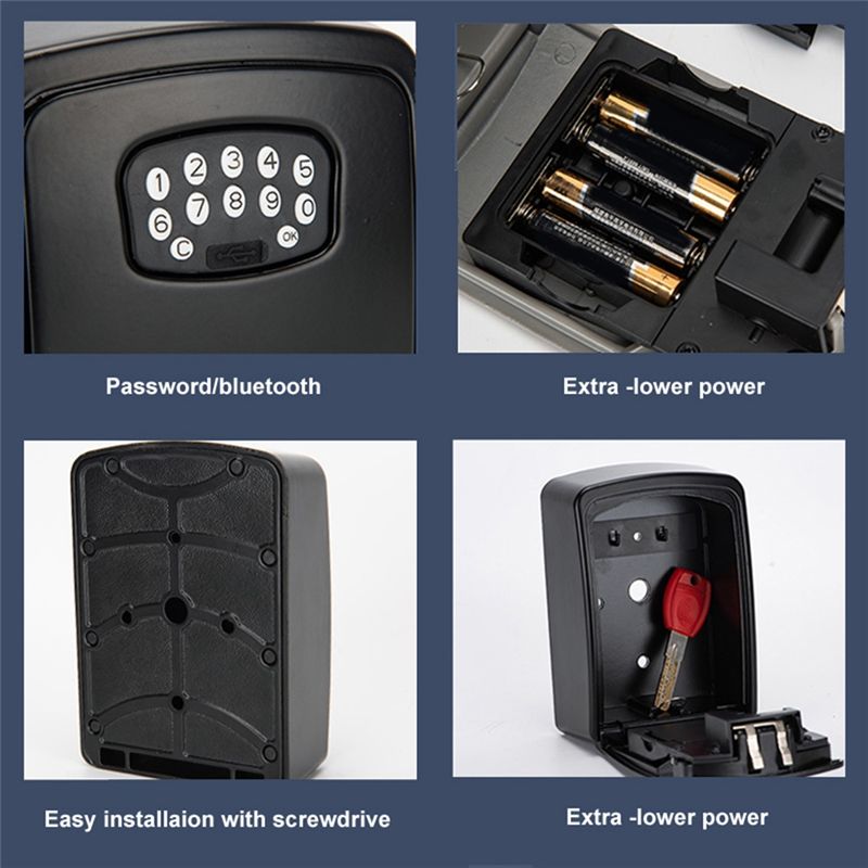 B68A TUYA スマートキーボックス Bluetooth - Lockbox Key Secure のレビューと価格