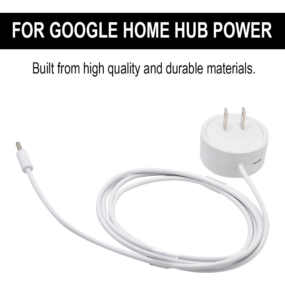 Google Home Hub用14V 1.1A電源AC充電 - Google Speaker Nest Audio のレビューと価格