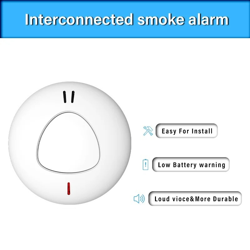 スマートホームセキュリティ警報システム連動煙感知器 - Smoke Detector Interconnected のレビューと価格