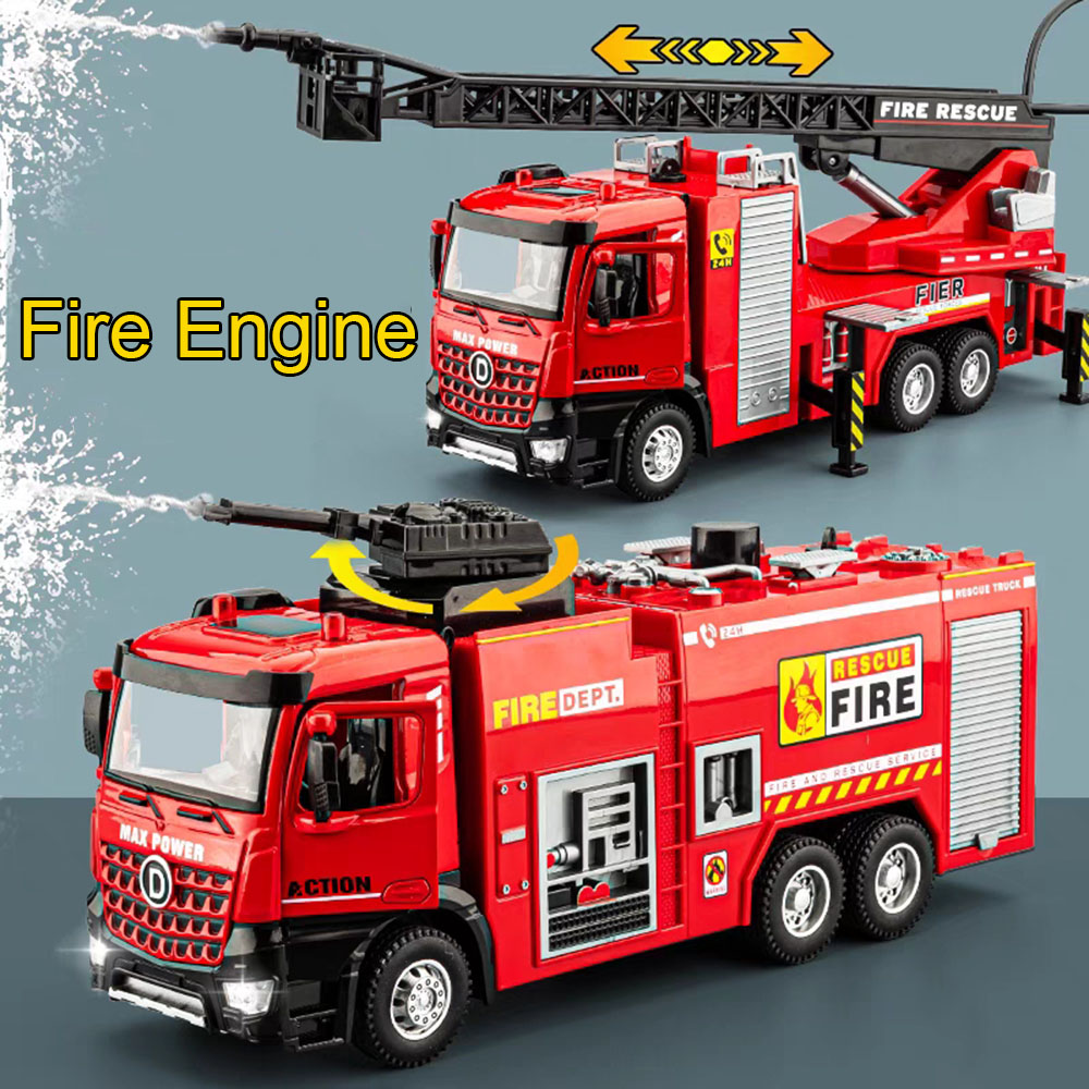 1:32 スケール消防車モデルカーおもちゃ合金ダイキャストラ - Fire Escape Ladder のレビューと価格
