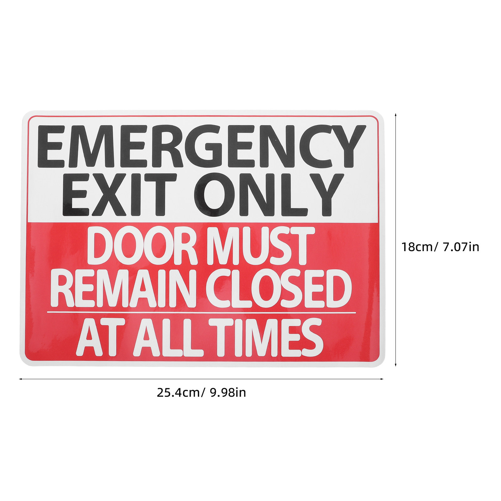 4枚入り 緊急出口サインステッカー 強力粘着 緊急安全避難口 - Emergency Exit Sign のレビューと価格