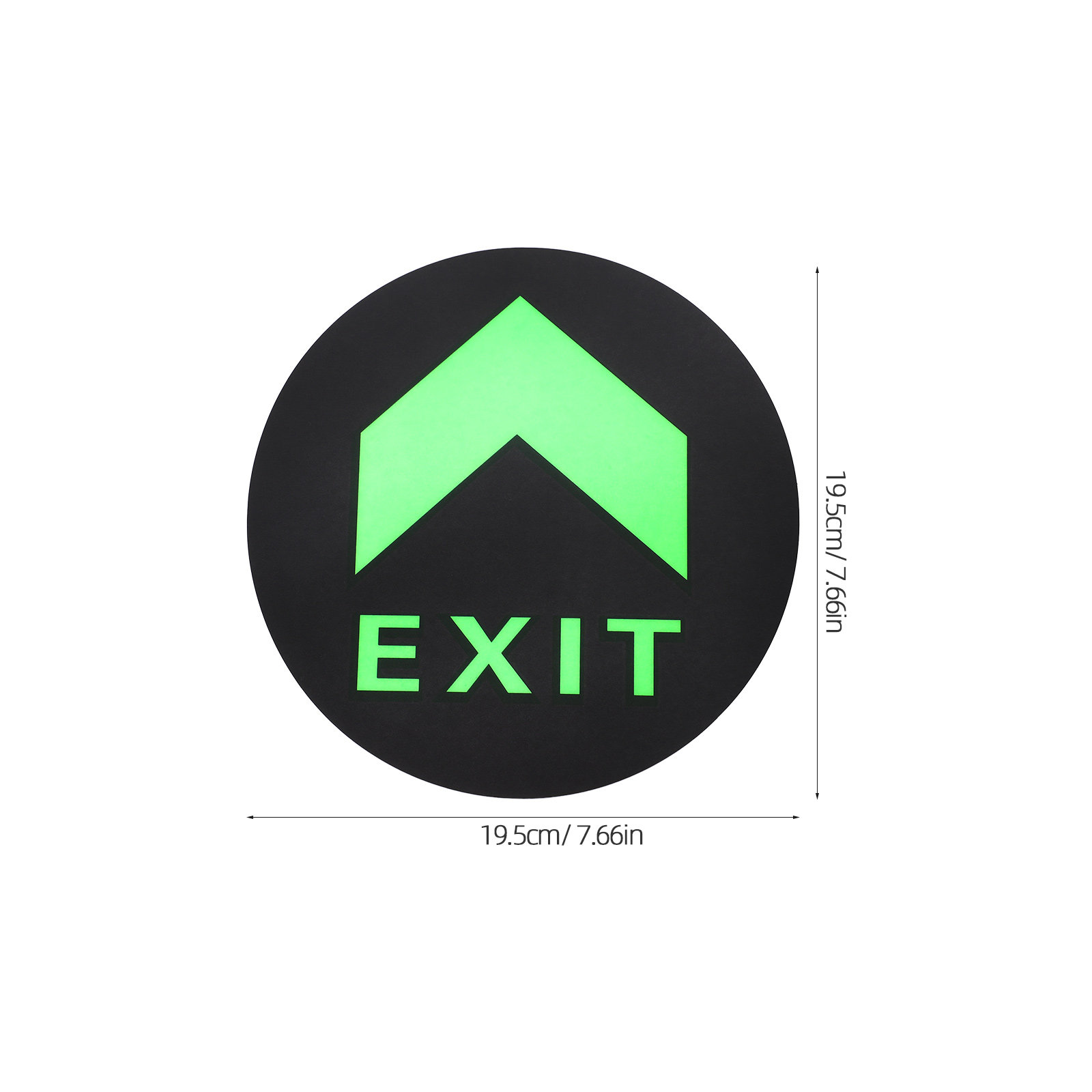 5枚組 夜間発光式避難指示標識 フロアステッカー 緊急避難方 - Emergency Exit Sign のレビューと価格
