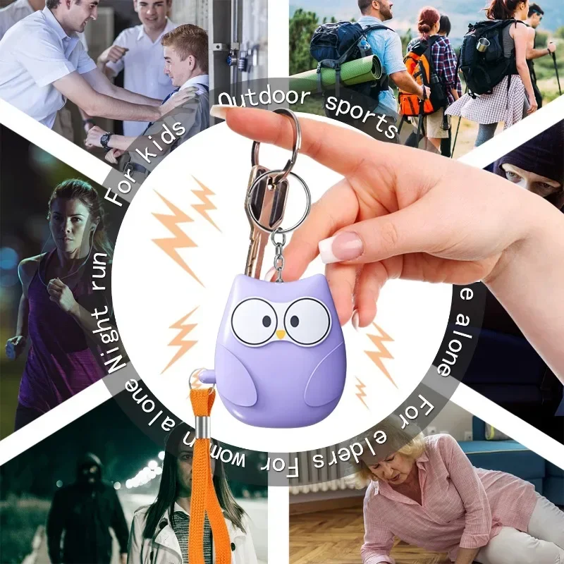個人用自己防衛アラーム、個人用キーホルダーアラーム、130d - Personal Alarm Keychain のレビューと価格