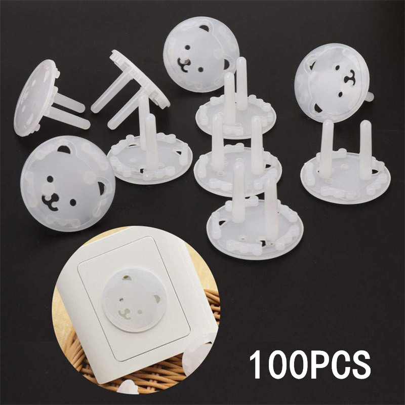 10/20/50/100 個 EU プラグベビー安全子供用電 - Outlet Cover Baby のレビューと価格