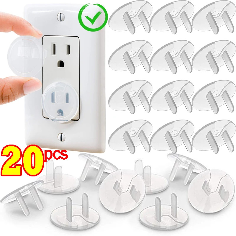 10/20個入りチャイルドプルーフコンセントカバー – 米国 - Outlet Cover Baby のレビューと価格