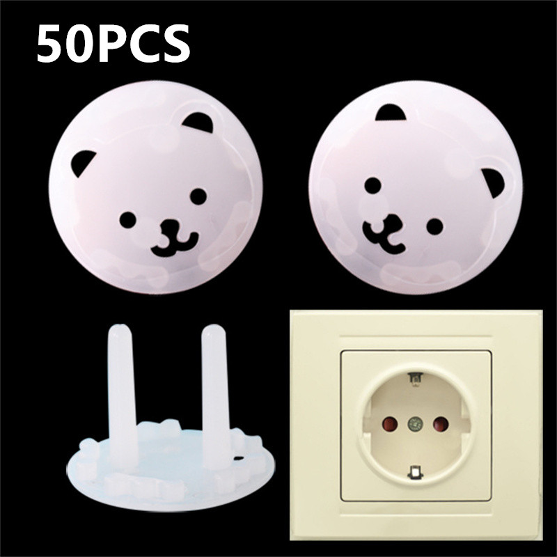 10/20/50 個ベビー安全子供電気ソケットコンセントプラ - Outlet Cover Baby のレビューと価格