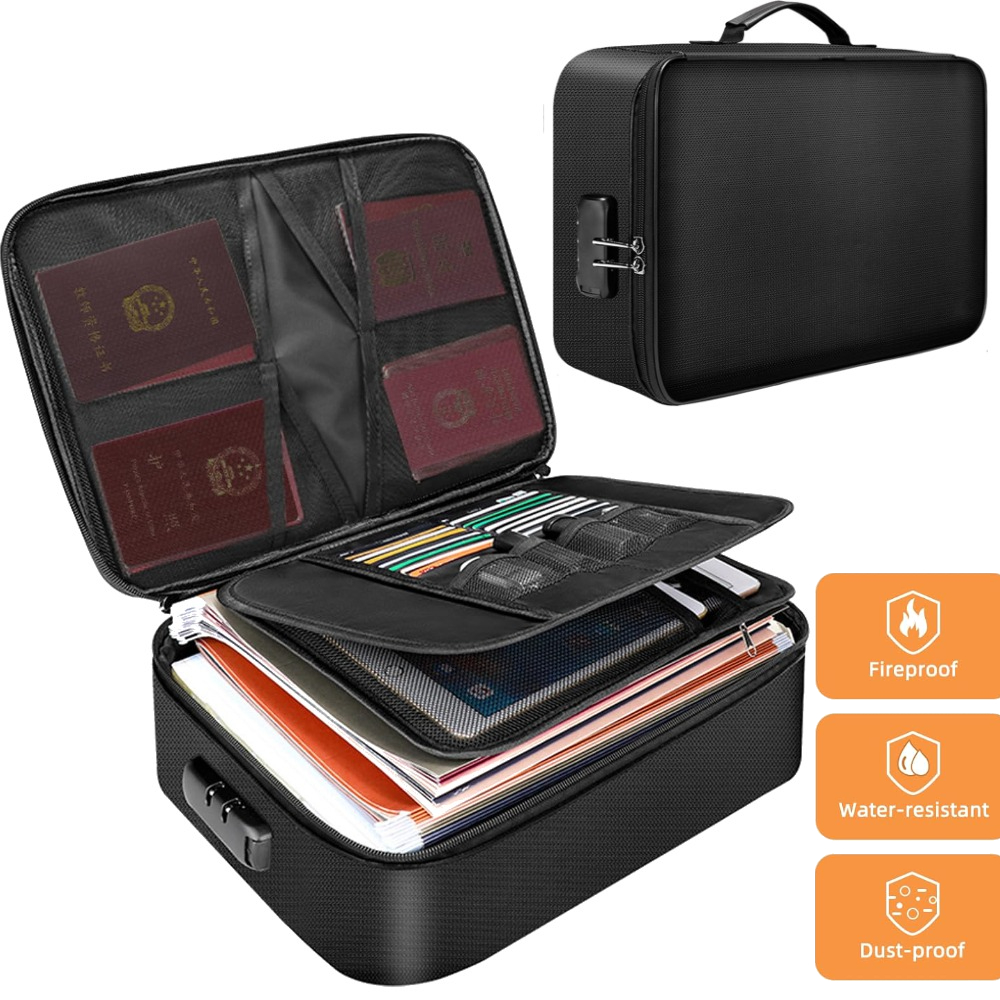 耐火ドキュメントボックス 防水 断熱 ポータブル ラップトッ - Fire Safe Document のレビューと価格